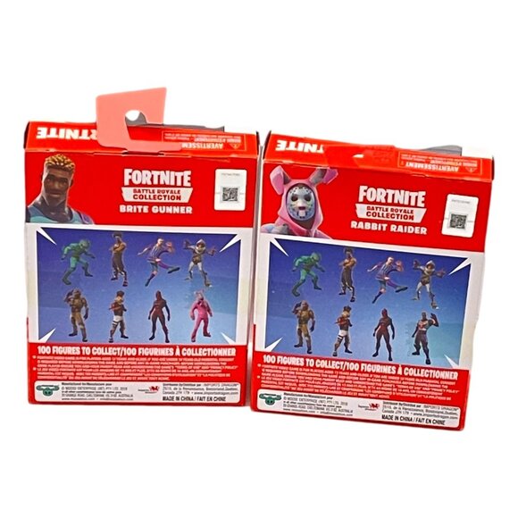 Forte Nite Action Figures Lot 2 Rabbit Raider Brite Gunner Battle Royale New - Picture 3 of 7
